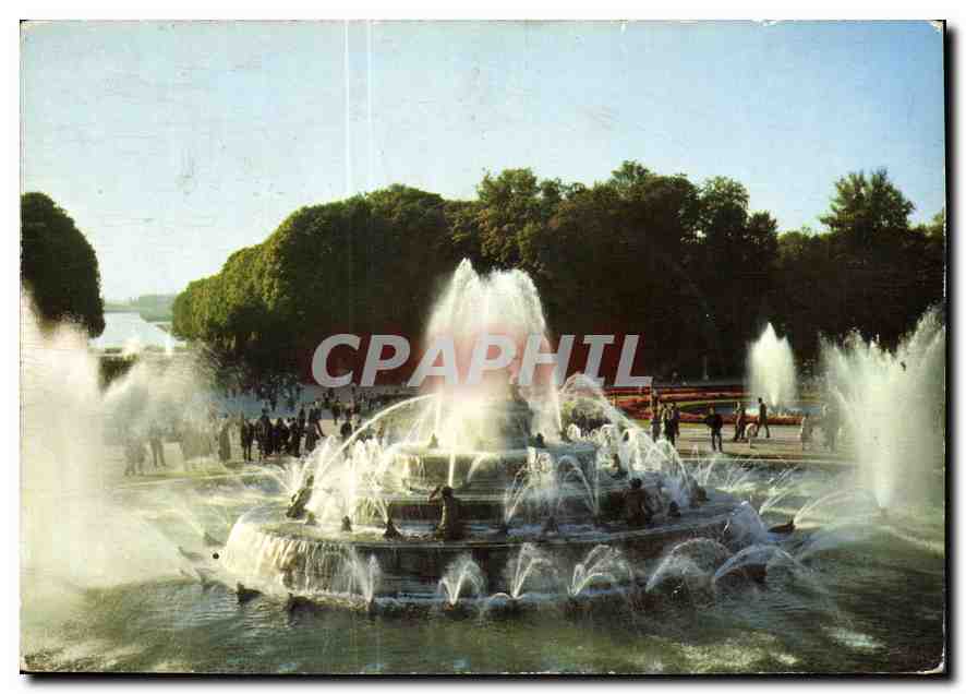 CPM Versailles Bassin de Latone Grandes eaux 