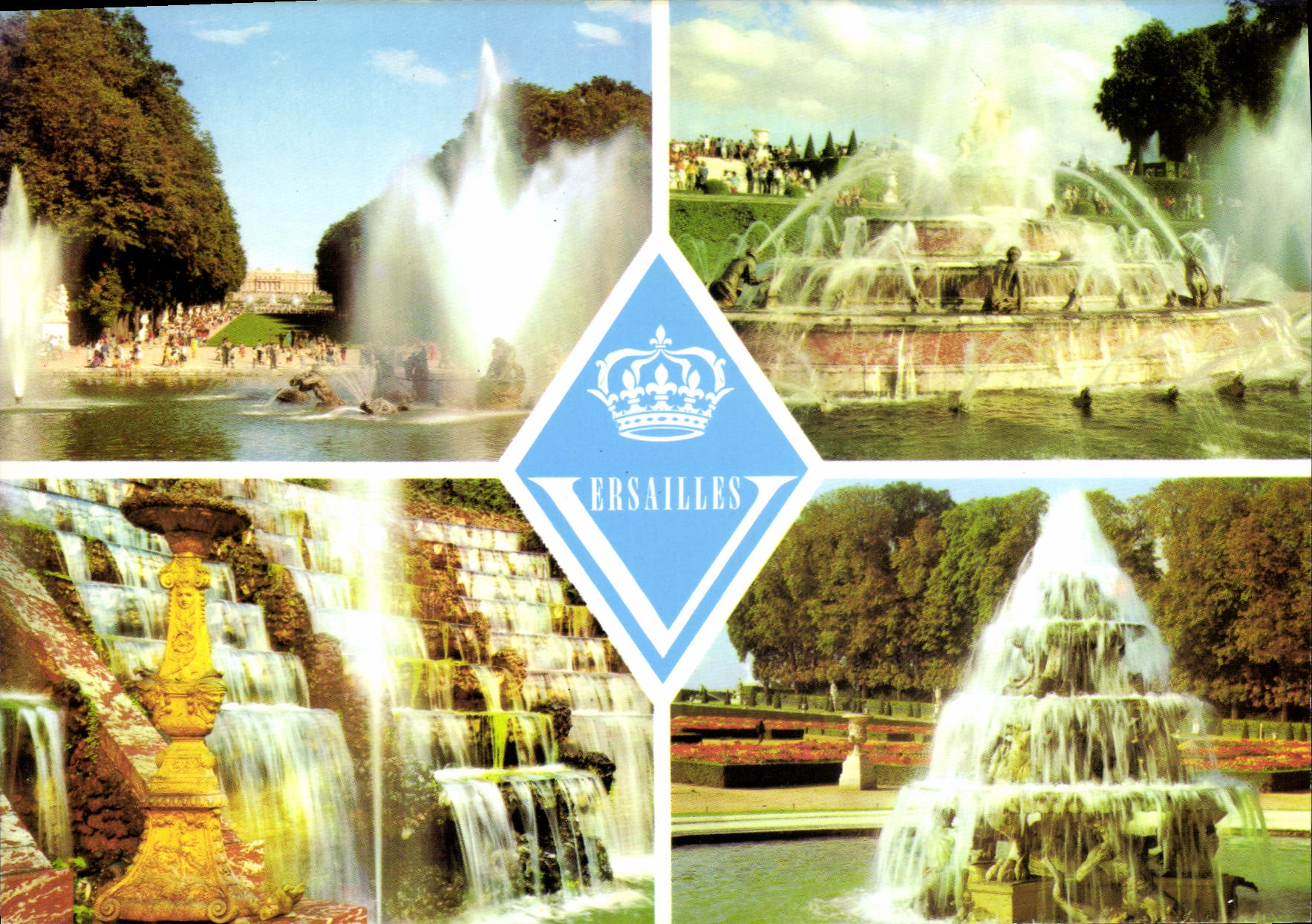 CPM Versailles Les Grandes Eaux 