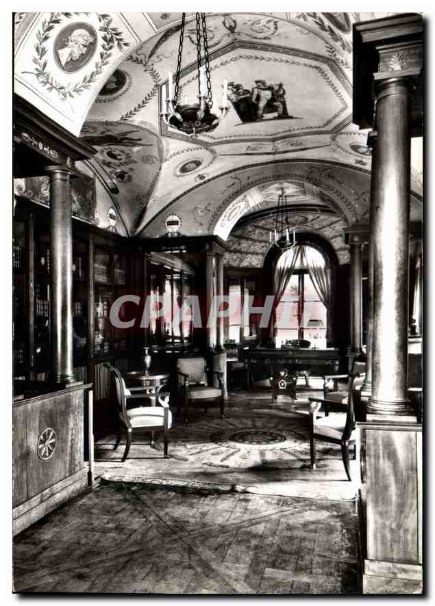 CPM Chateau de Malmaison Le cabinet de travail bibliotheque 