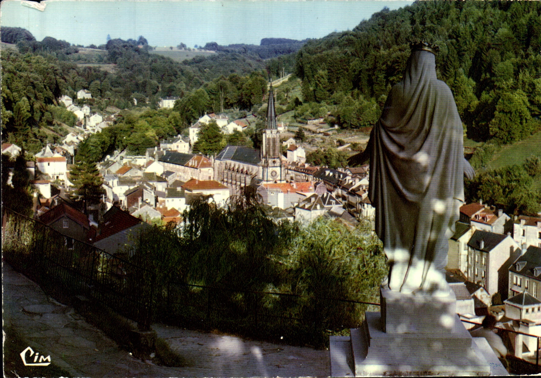 CPM Plombieres les Bains Vosges Vue prise de la Vierge 