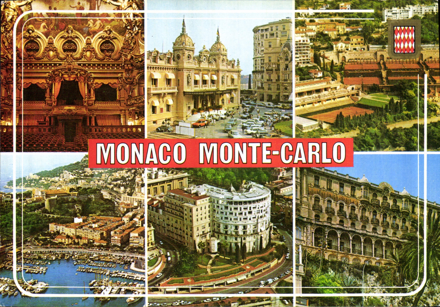 Monaco Monte-Carlo — Vues diverses de la Principauté de Monaco — Éditions FIBA
