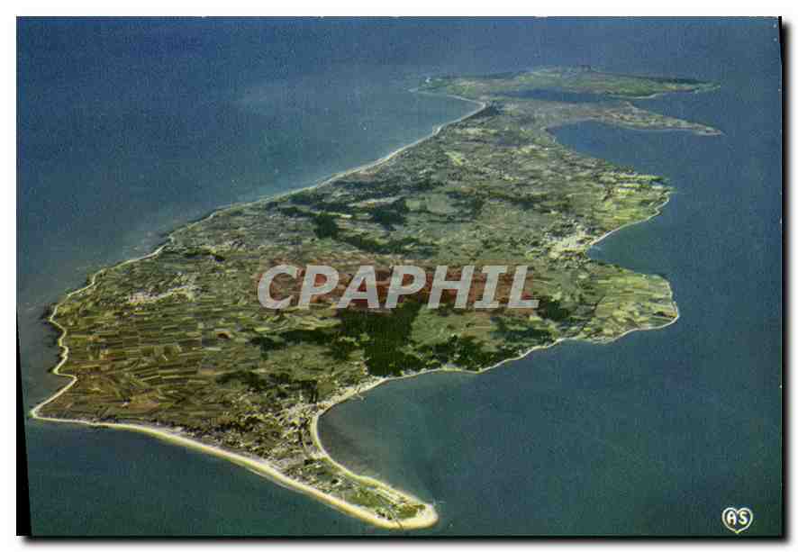 CPM Ile de Re Ch MMe Vue generale de l'lle prise a haute 