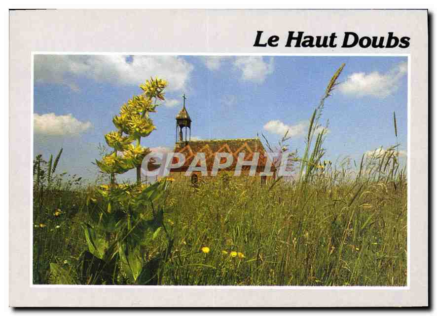 Église dans un paysage — Le Haut Doubs — Éditions et Impressions Combier / Mâcon