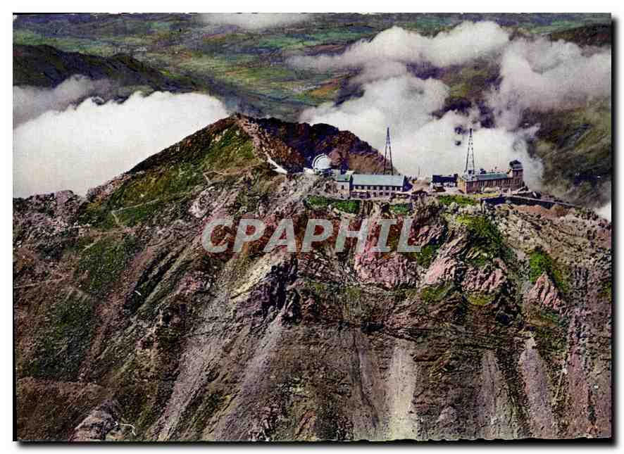 Les Pyrénées. Le Pic-du-Midi-de-Bigorre — chemin en lacets menant à l'observatoire — Éditions Narbo-Toulouse, n°52