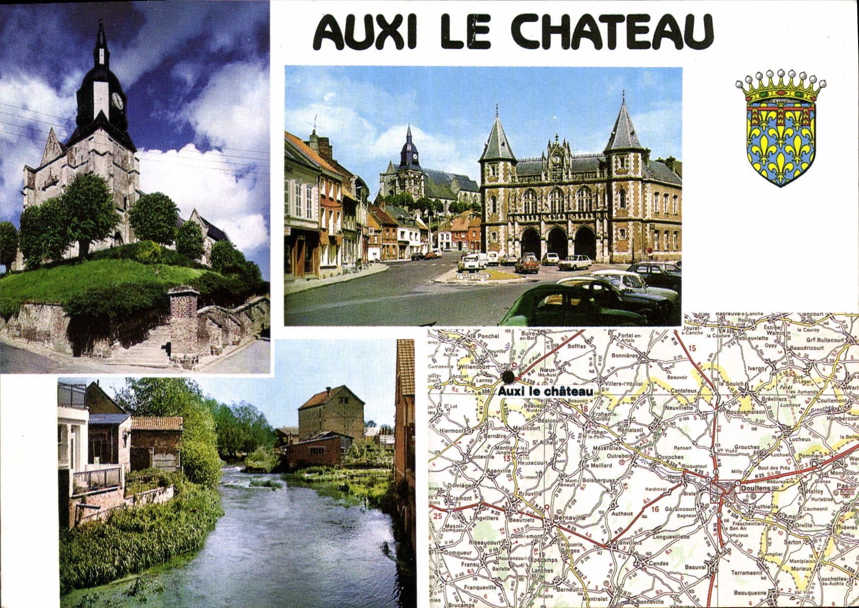 CPM Auxi le Chateau P de C Panorama de la Ville 