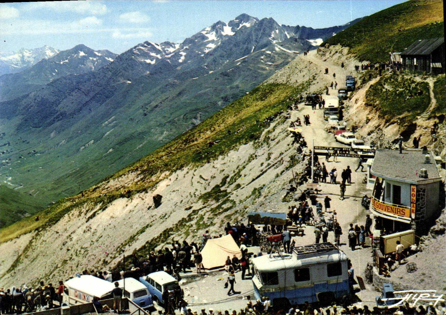 Col du Tourmalet — Départ de la route du Pic du Midi — éditeur CLICHES ALPY