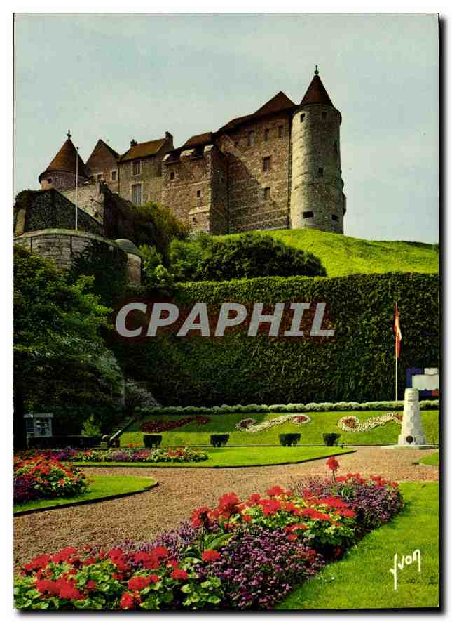 CPM Dieppe Seine Maritime Square du Canada et le Vieux Chateau 