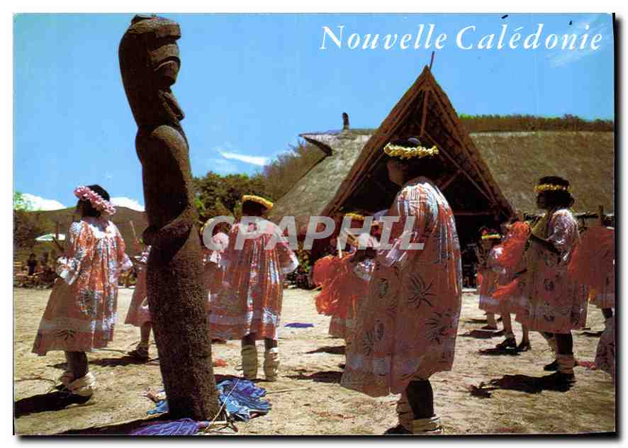 CPM Nouvelle Caledonie Danseurs Melanesiens 