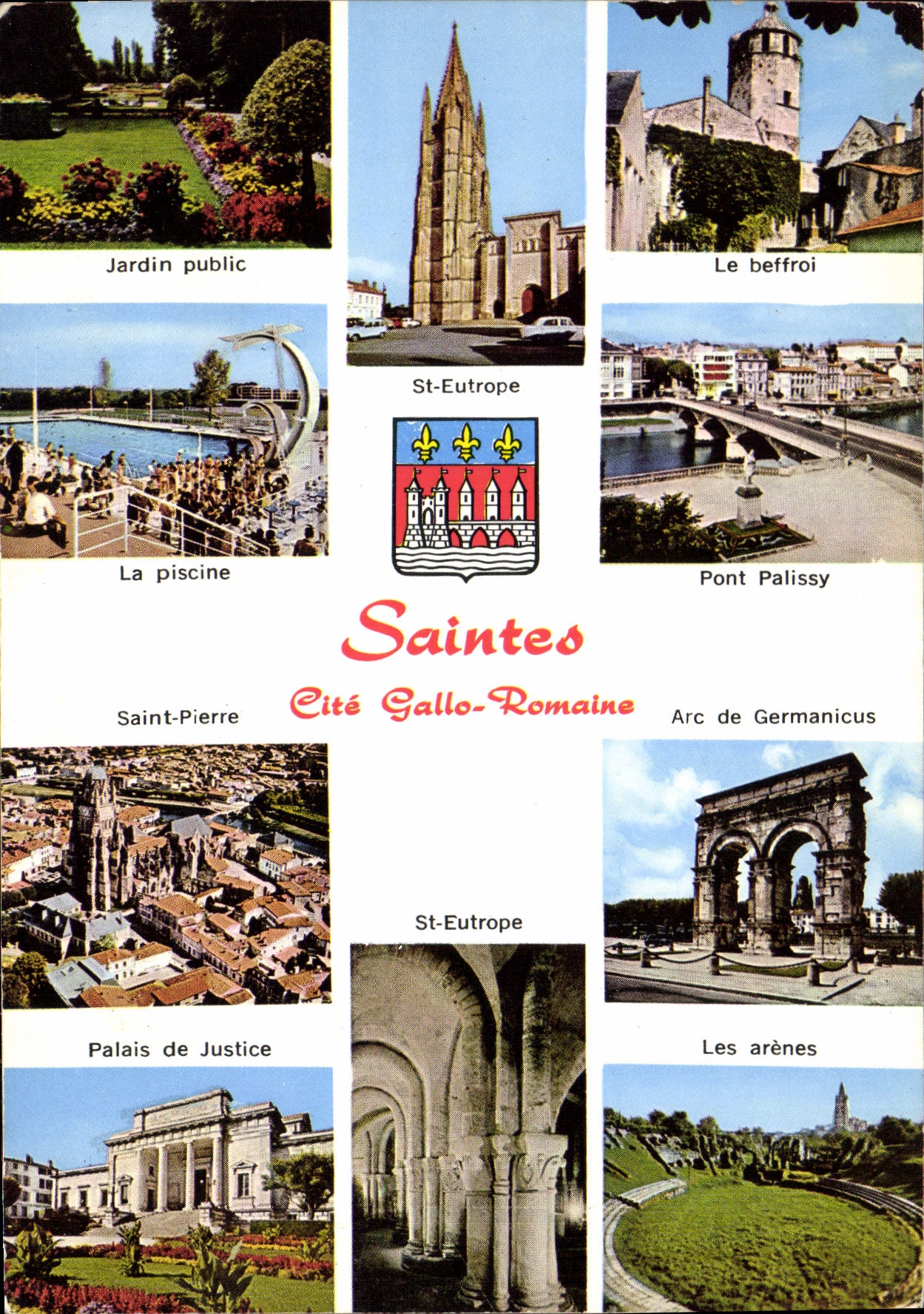 CPM Saintes Charente Maritime Ville Gallo Romaine 