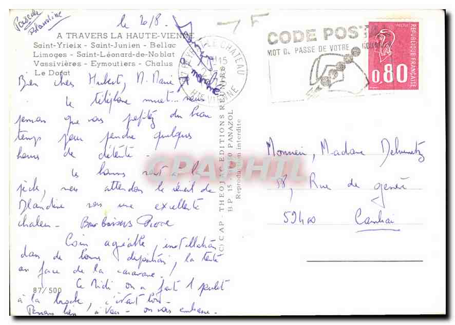 CPM Haute Vienne  — Back