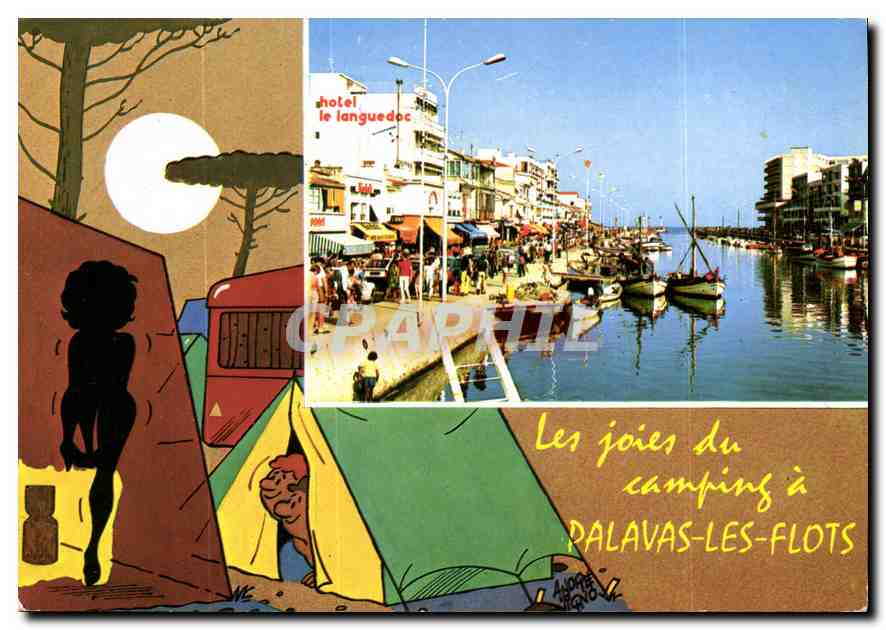 CPM Les Joies du Camping a Palavas les Flots Hotel Le Languedoc