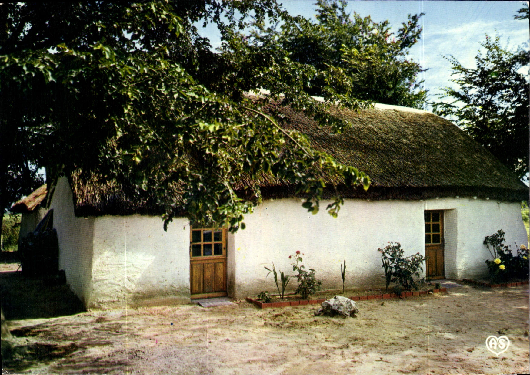 CPM Au pays de Monts Merais vendeen Bourrine 
