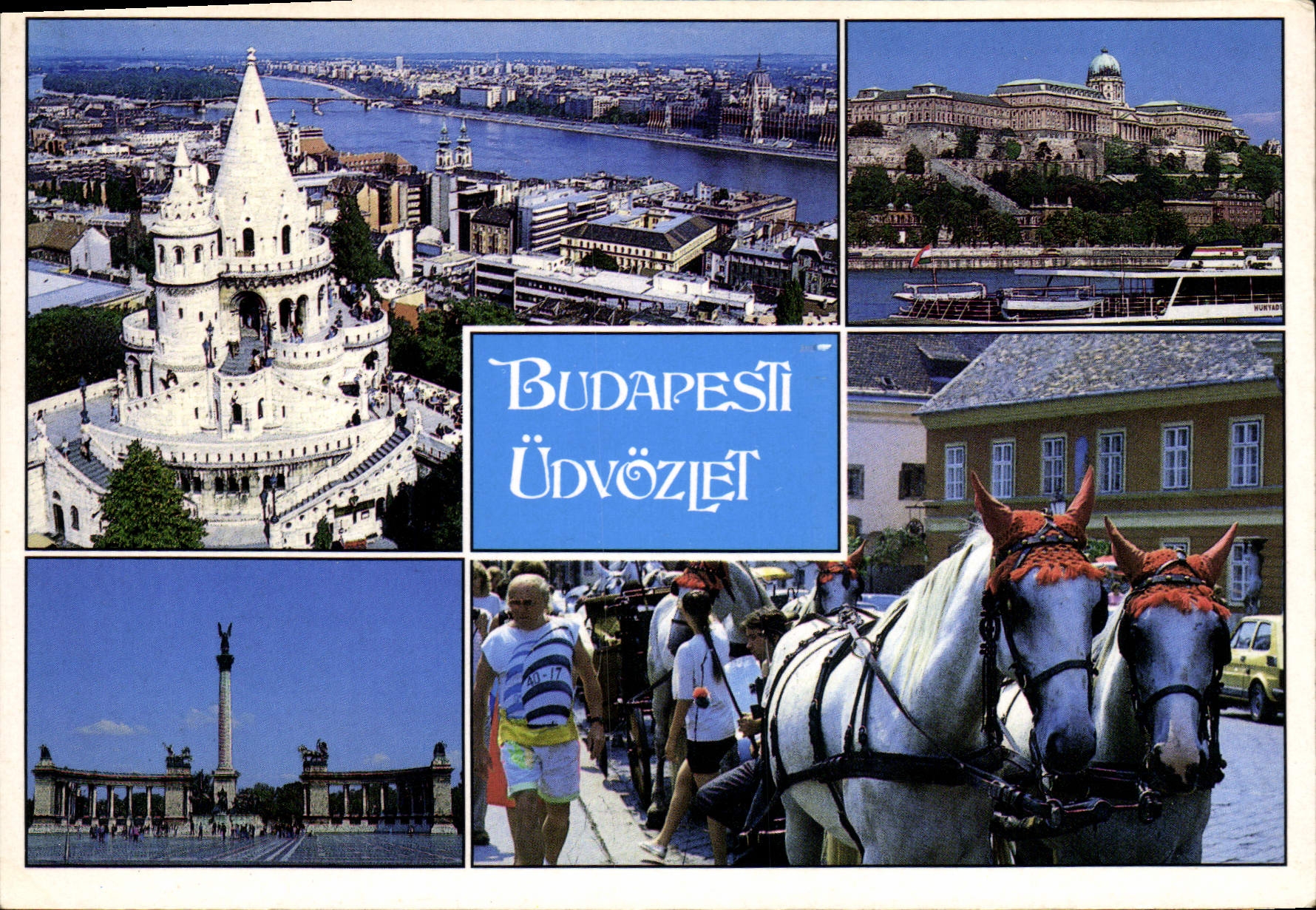 Budapest — vue panoramique — Látkep Panoráma, n° 166-4409