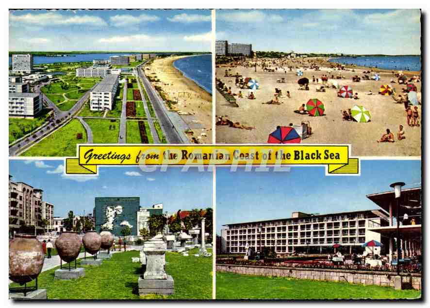 CPM Greeting from the Romanian Coast of the Black Sea 