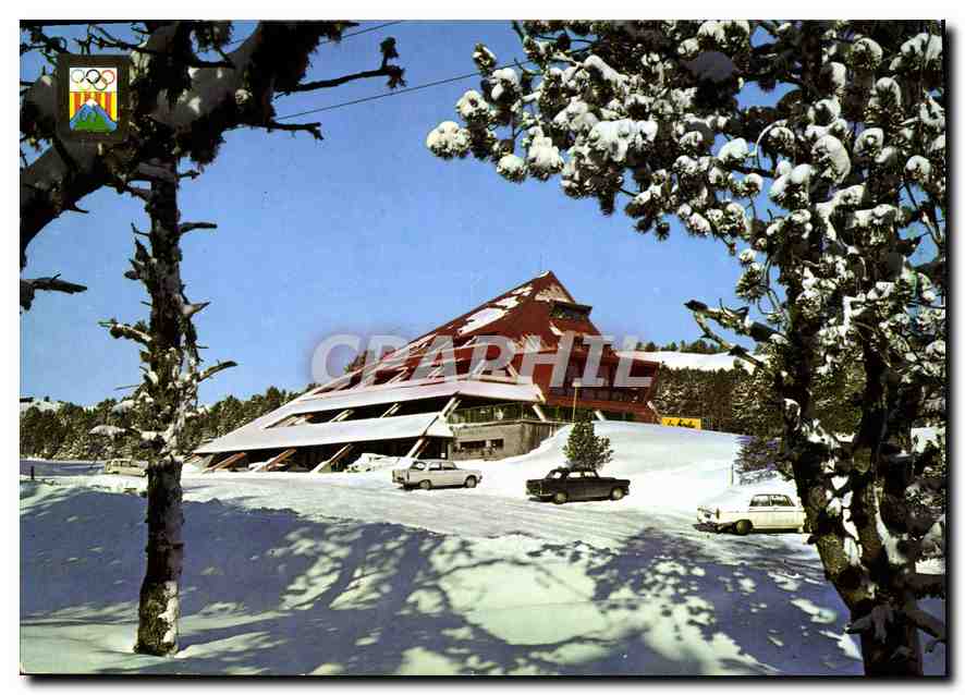 CPM Font Romeu Station de sport d'hiver Le foyer sportif des Airelles au pied des pistes de ski