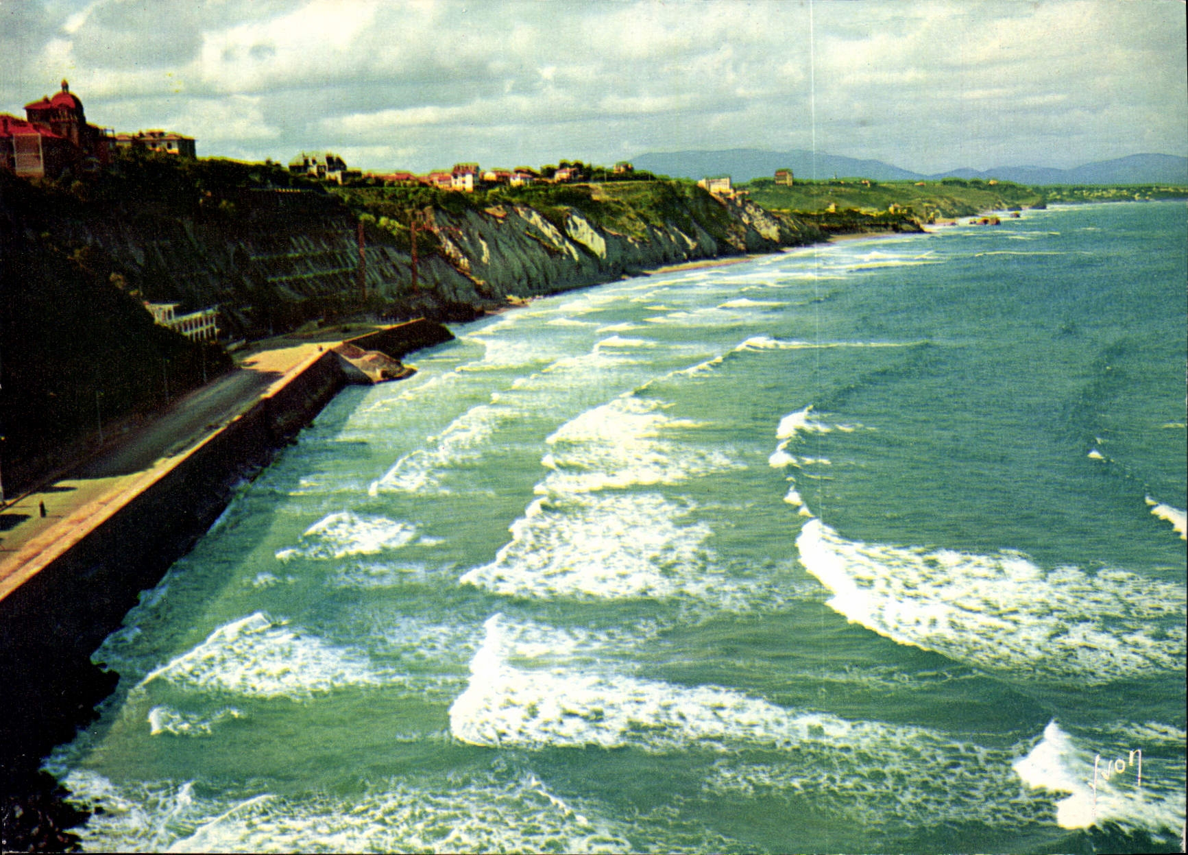 CPM Biarritz Basses Pyrenees Cote des basques 