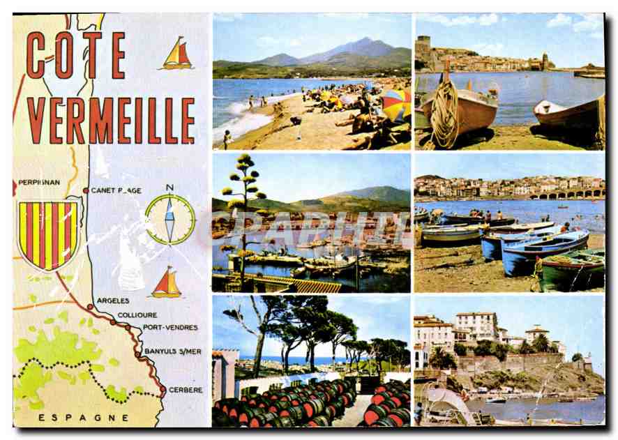 CPM Cote Vermeille Argeles sur Mer Collioures 