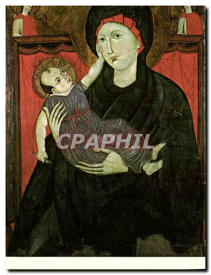 Vierge à l'Enfant — Maître della Maddalena — XIIIe siècle — Société d'Animation des Musées et Monuments de Menton