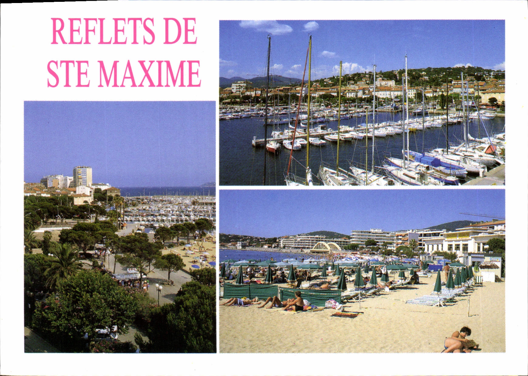 CPM Reflets de Ste Maxime Lumiere et Beaute de la Cote d'Azur 