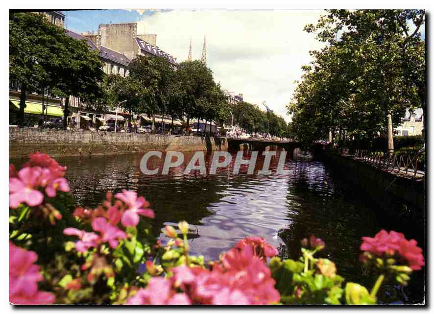 CPM Quimper Finistere L'Odet et les quais 