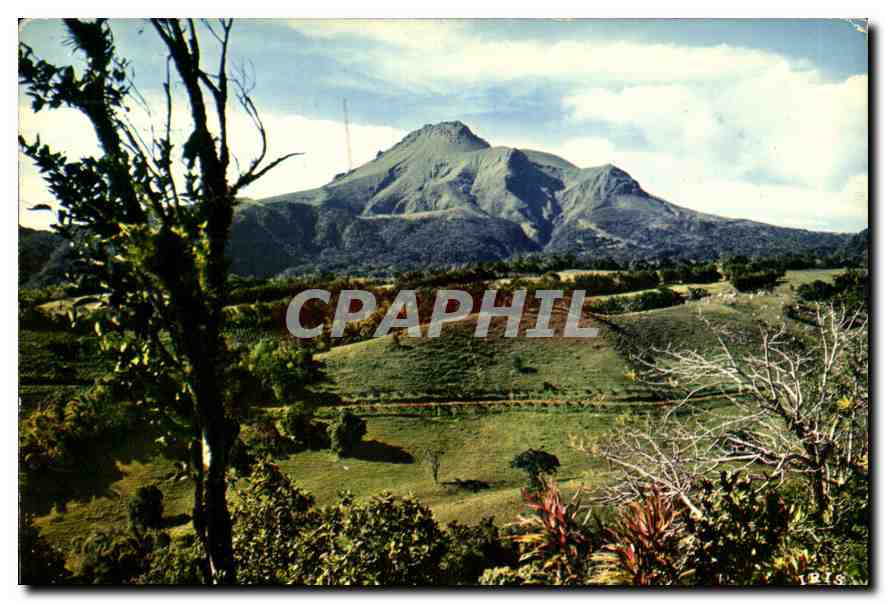 CPM Martinique Des Mornes vue sur la montagne Pelee 