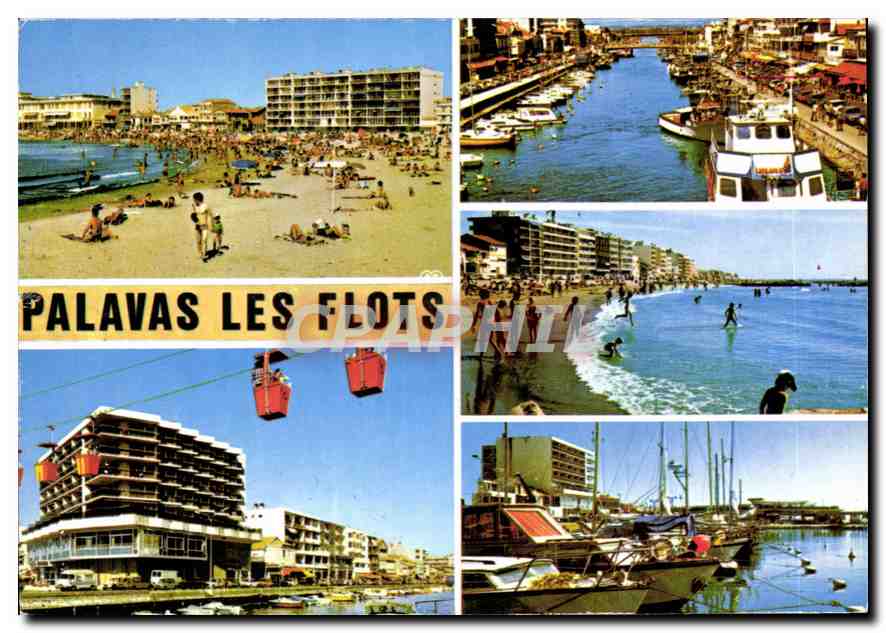 CPM Palavas des Flots Herault Plage rive droite 