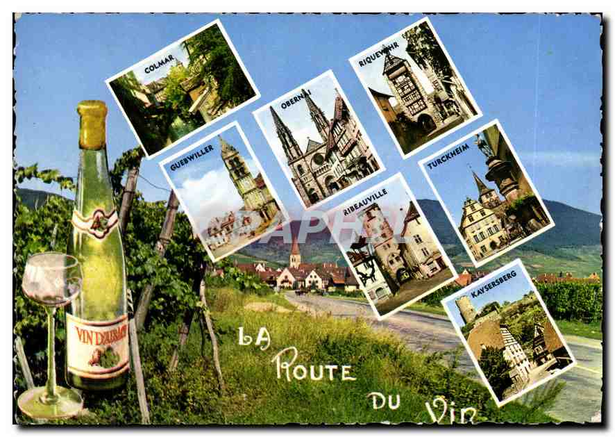 La Route du Vin — Colmar, Riquewihr, Obernai, Turckheim, Ribeauvillé, Kayserberg — éditeur ADIA