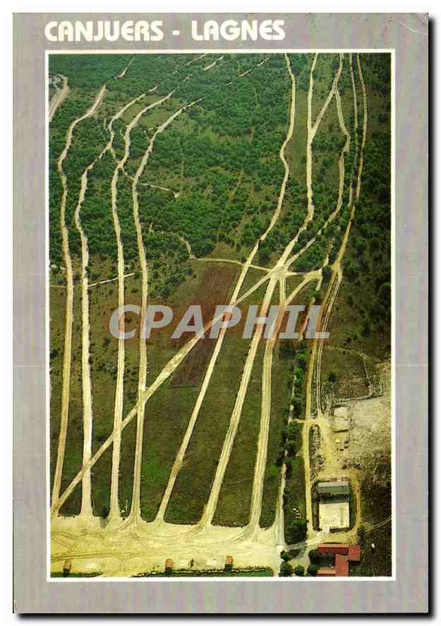 CPM Canjeurs Lagnes Vue aerienne du champ de tir de Lagnes 
