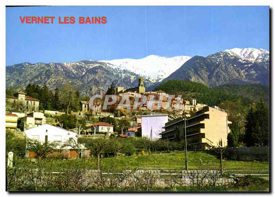 CPM Vernet les Bains Station climatique et thermale d'ete et d'hiver 