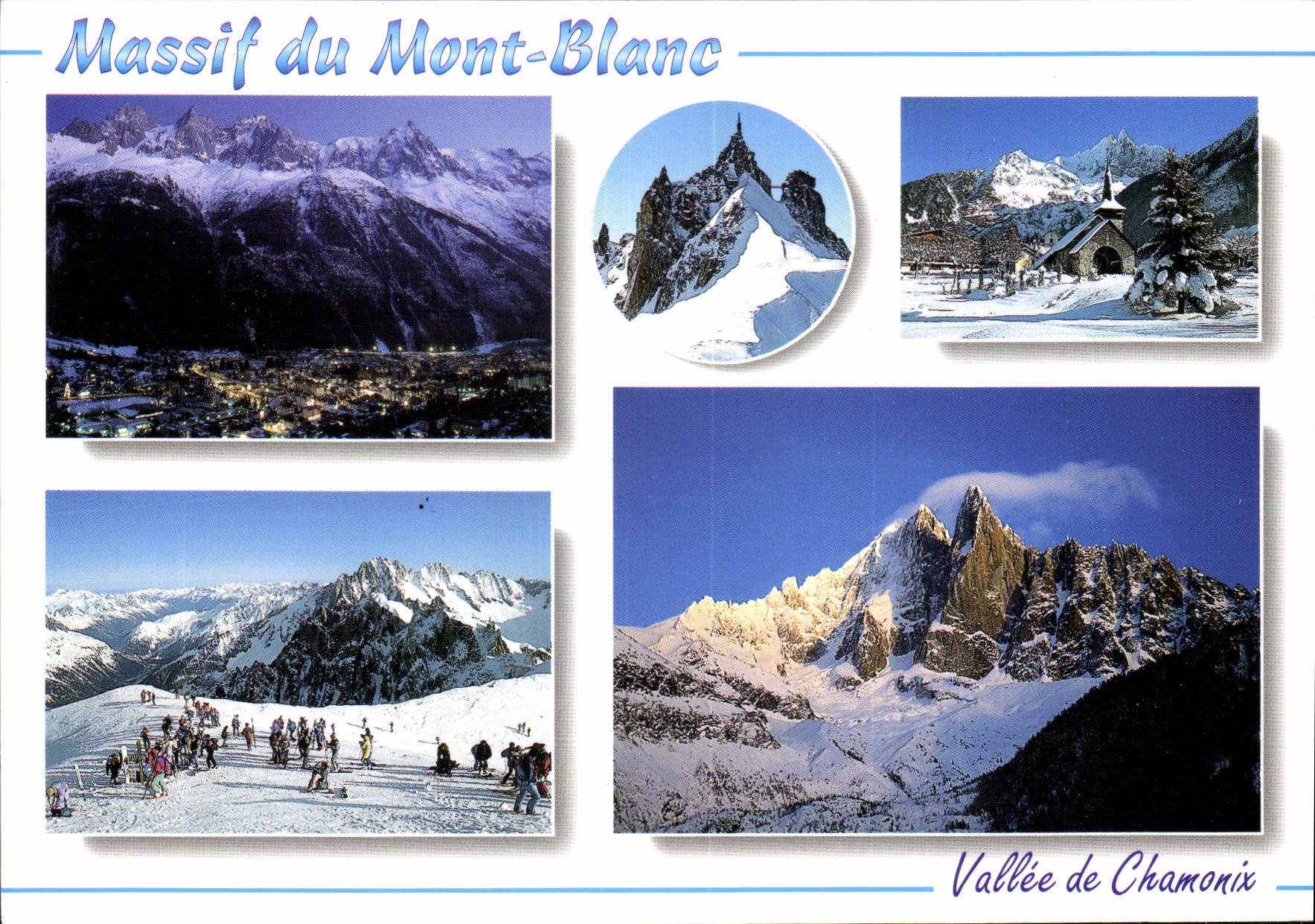 Massif du Mont-Blanc — Vallée de Chamonix — éditeur non visible