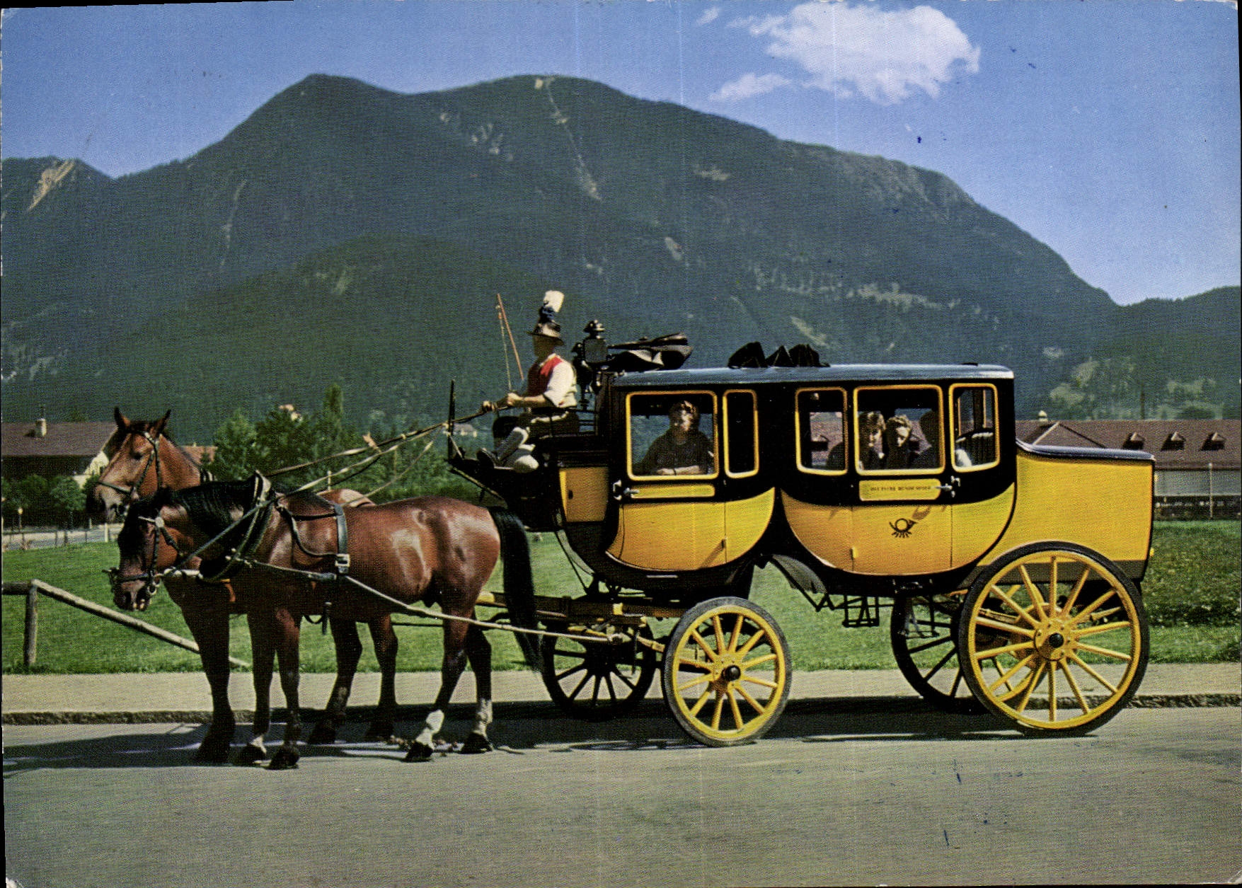 Poste à Cheval — Garmisch-Partenkirchen — éditeur Bündeler Harke, n° 421