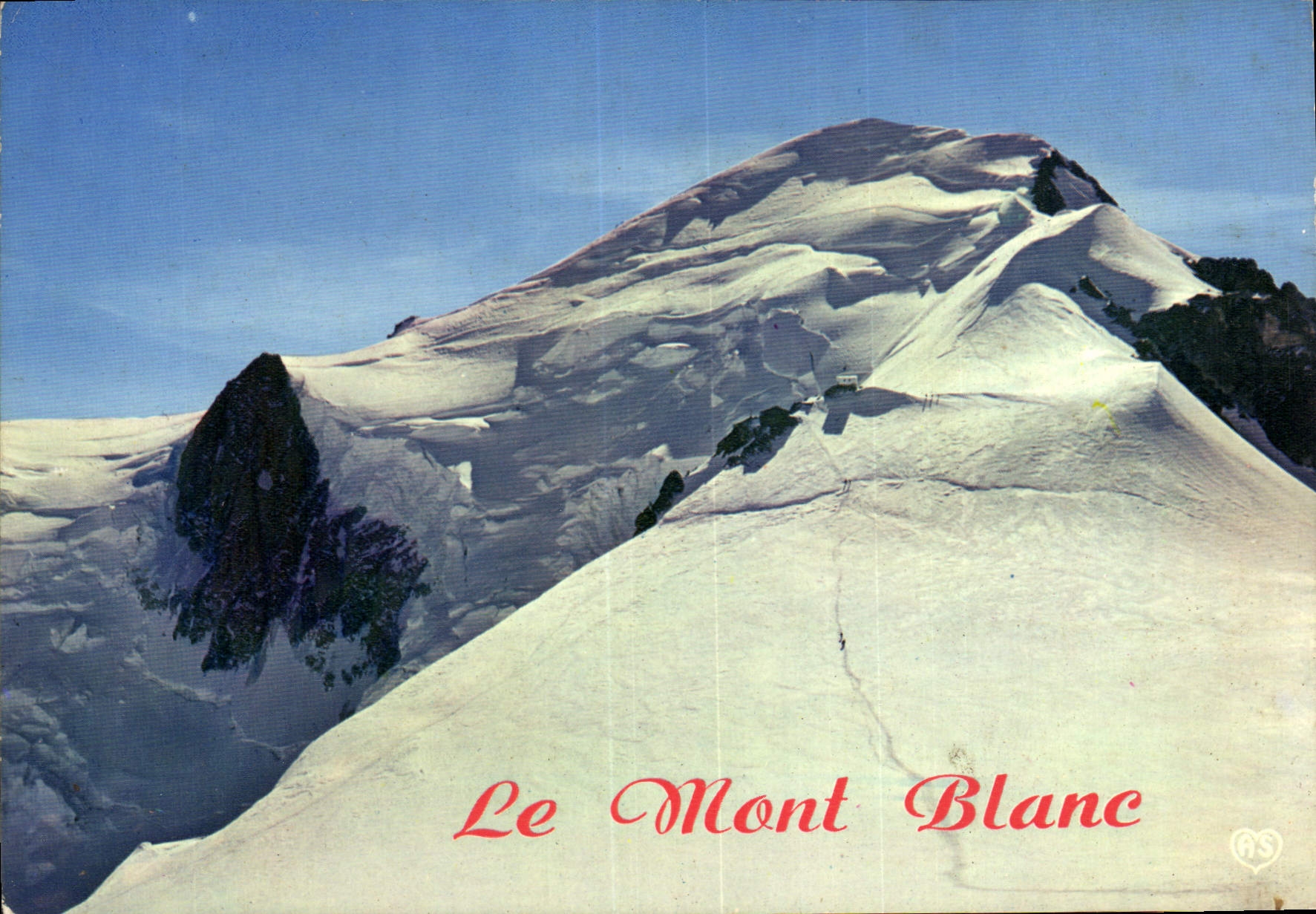 Le Mont Blanc — vue du sommet et du refuge Vallot — éditeur AS Couleurs Naturelles