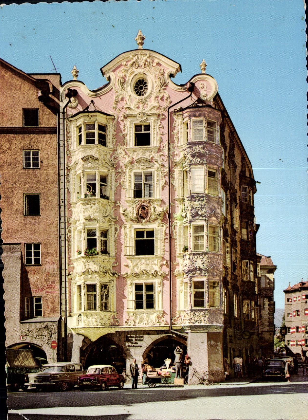 CPM Alpenmotiv aus Osterreich Innsbruck Altstady Holblinghaus Tirol 