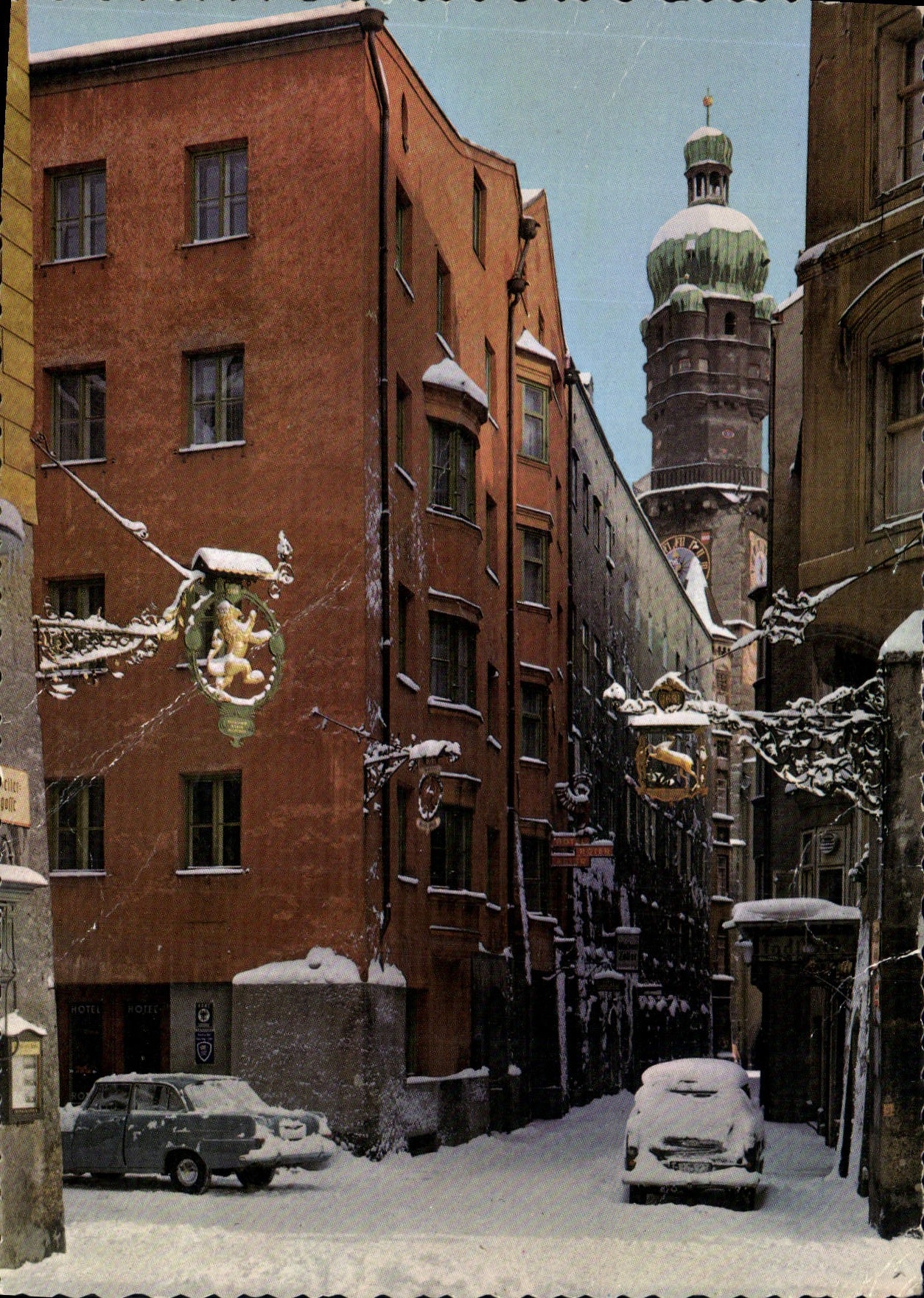 CPM Innsbruck tirol Atlstadt Seilergrasse mit Stadthurm 