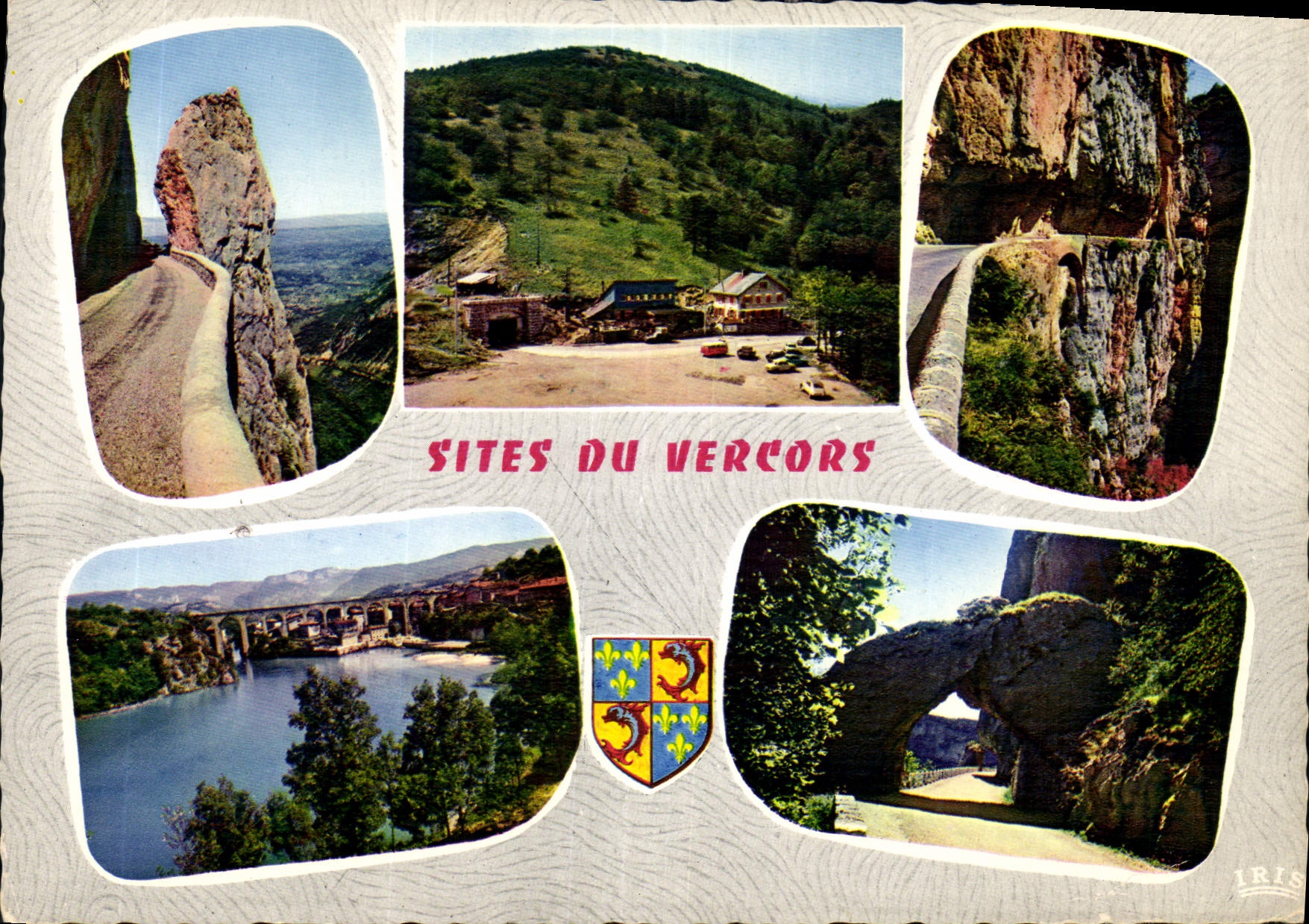 CPM Sites du Vercors le Grand a pic le Col du Roussel les Grands Goulets l'Aqueduc sur la Bourne la 
