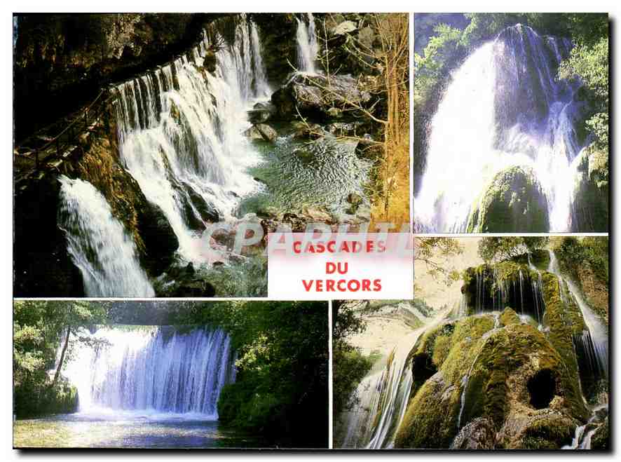 CPM Cascades du Vercors Cascade de la bourne Cascade Verte Cascade Blanche Cascade de Choranche 