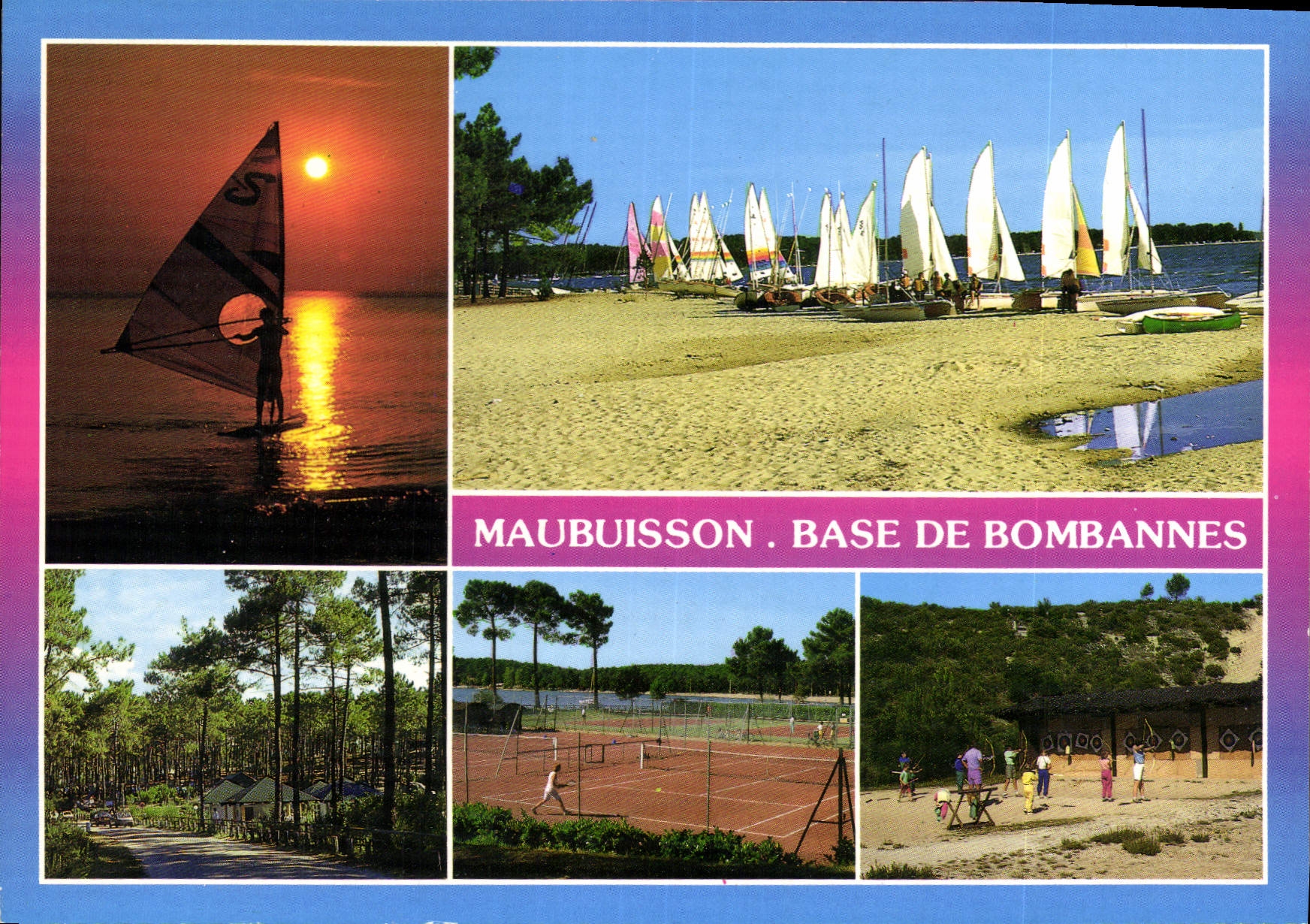 Maubuisson - Base de Bombannes — éditeur Artaud Frères, n° 102