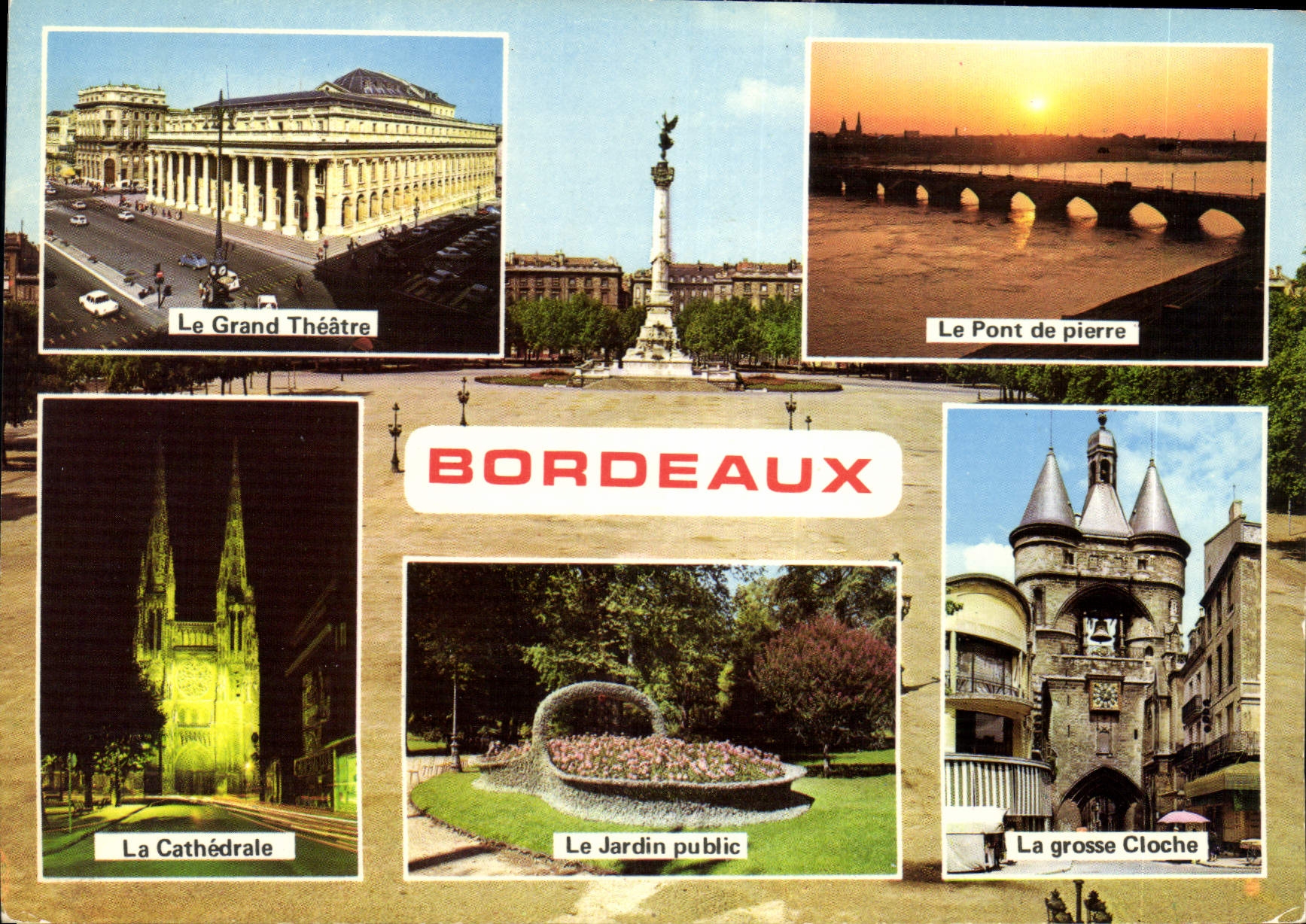 Bordeaux — Divers aspects — Éditions LA CIGOGNE