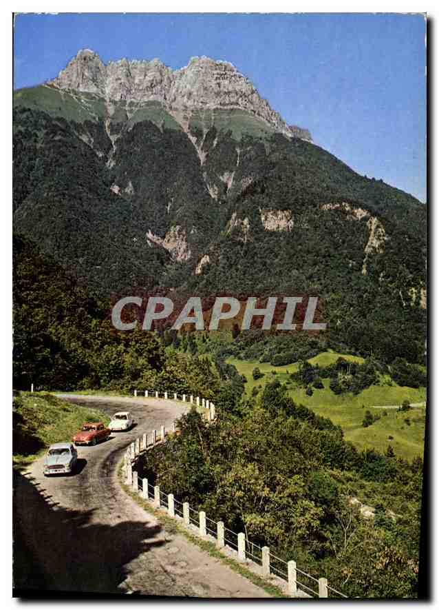 CPM Les Bauges Pittoresque Col du Frene St Pierre d'Albigny Savoie la Pittoresque route du Col et l'