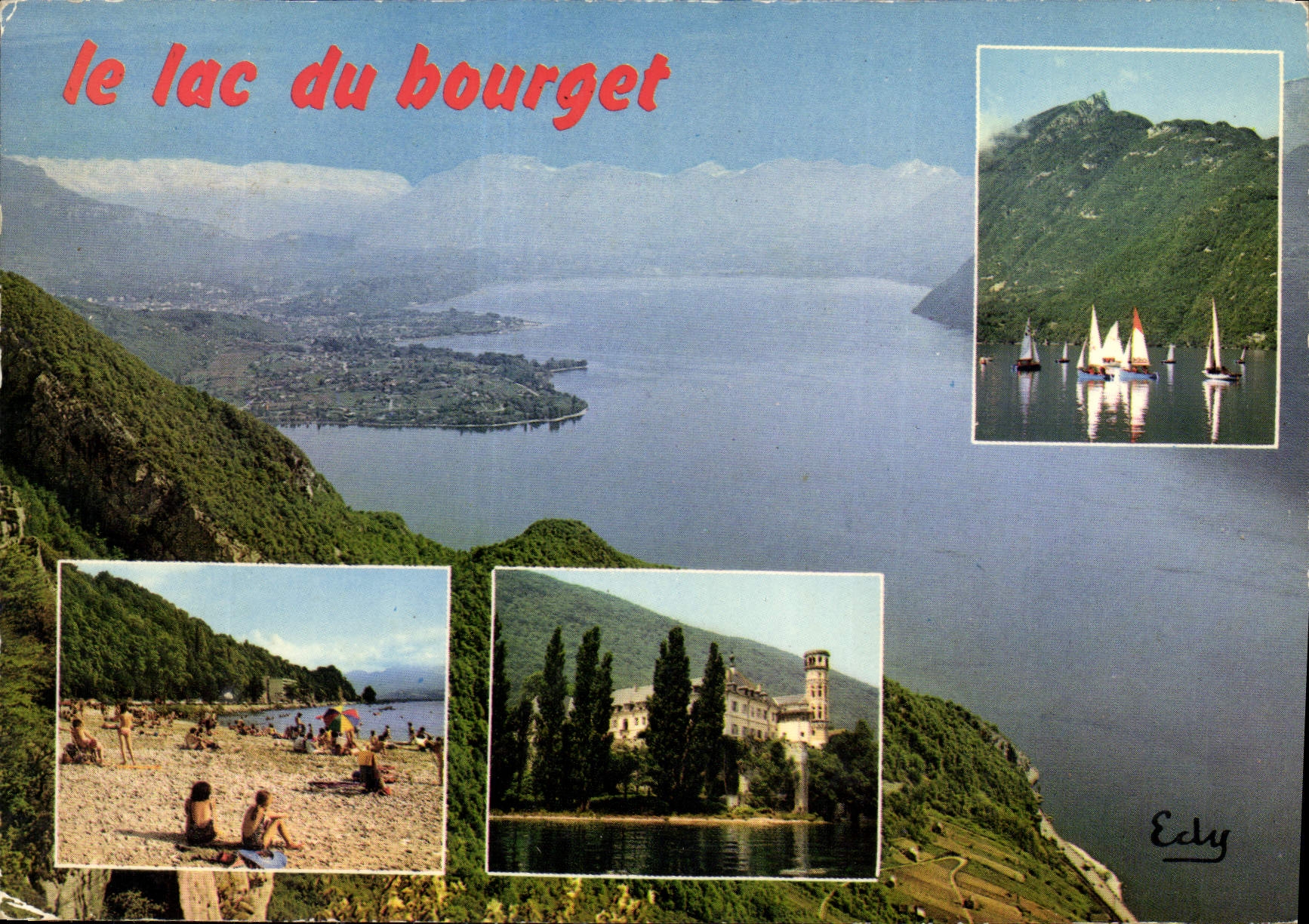Lake Bourget — General view from Chambotte — Publisher Edy