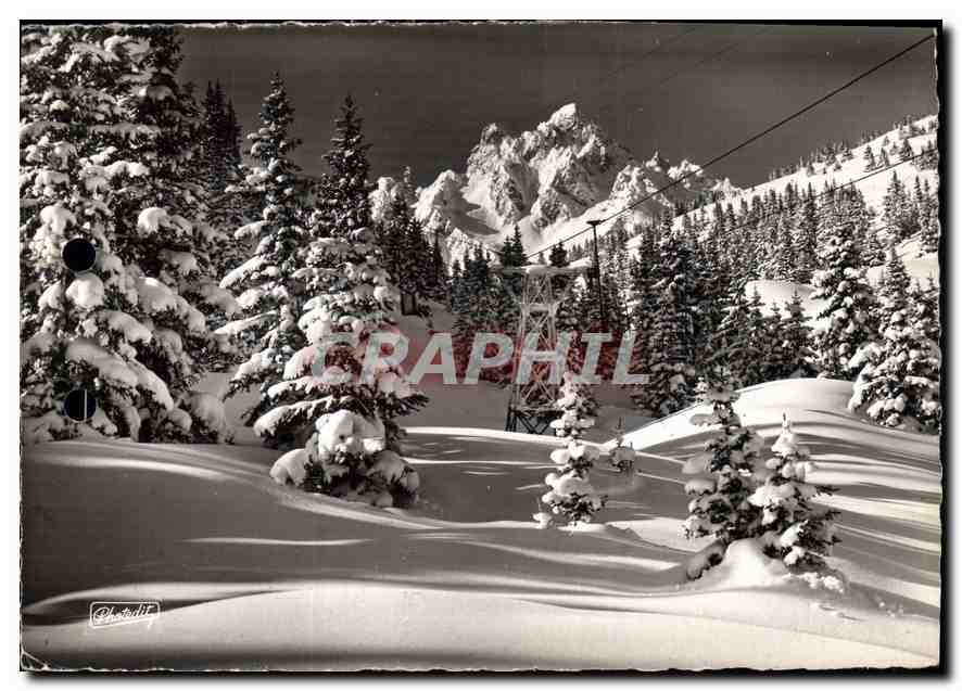 CPM Vallee de Saint Bon Courchevel Savoie les Telebennes Courchevel Verdon domines par la Croix de V