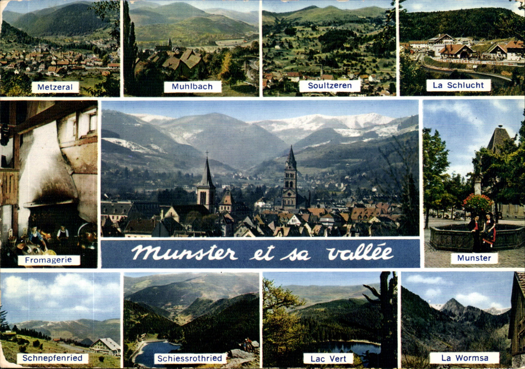 Munster et sa vallée — vue panoramique et sites — Éditions Hachette