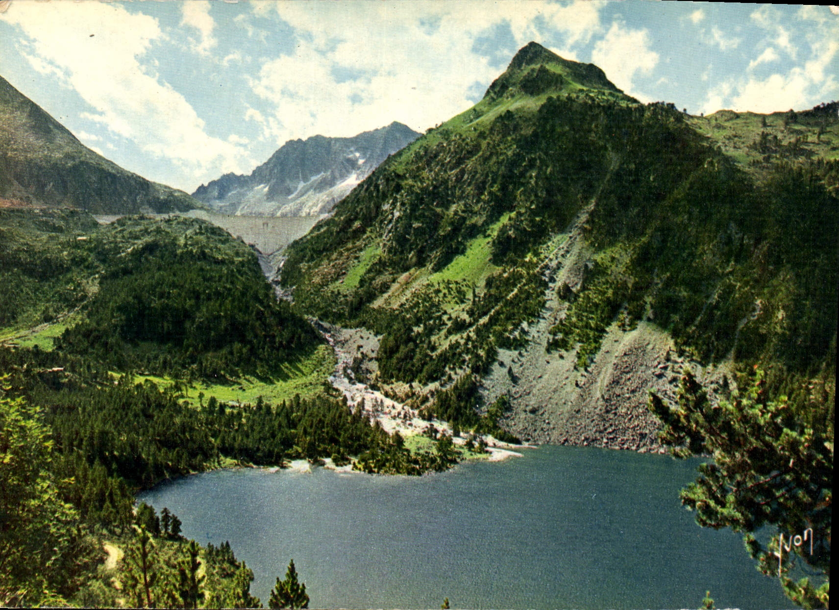 CPM Les Pyrenees Lac d'Oredon Hautes Pyrenees 