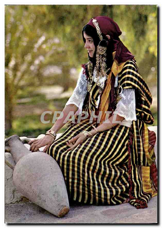 CPM Tunisie Costume du Sud Anissa Lotfi 