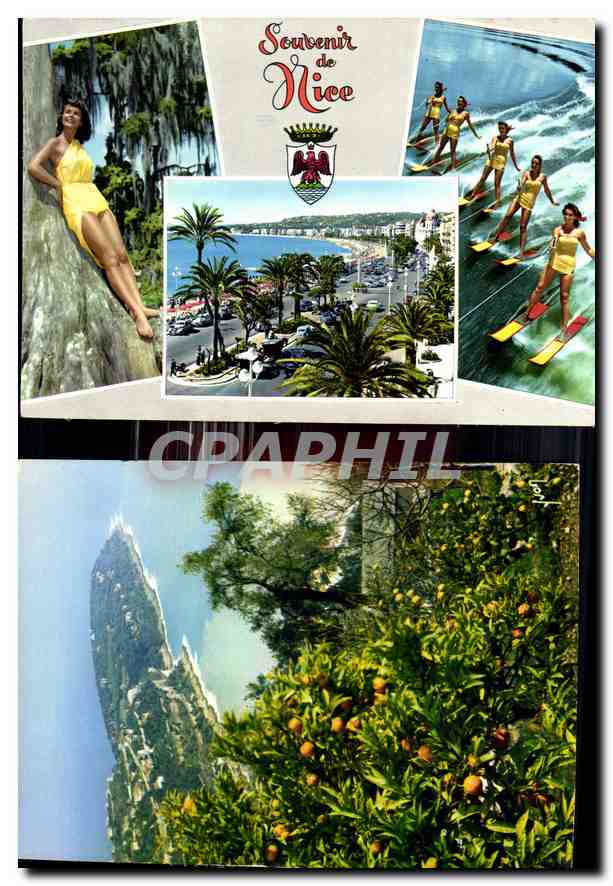 CPM La cote d'Azur Souvenir de Nice Ski nautique