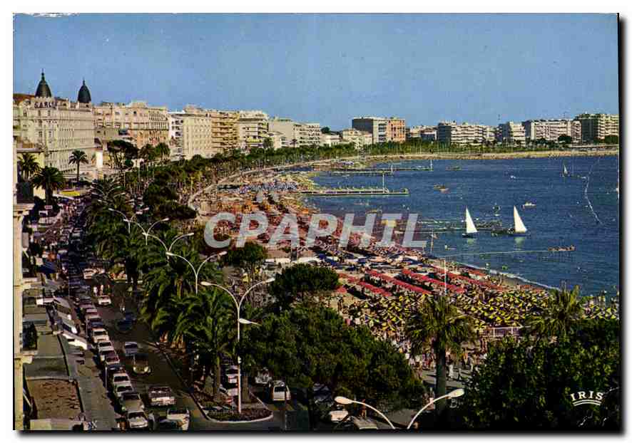 Cannes — Vue panoramique de la Croisette — Éditions IRIS
