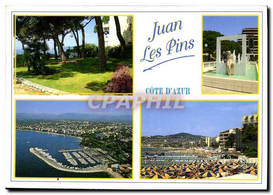 CPM Cote d'Azur French Riviera Juan les Pins 