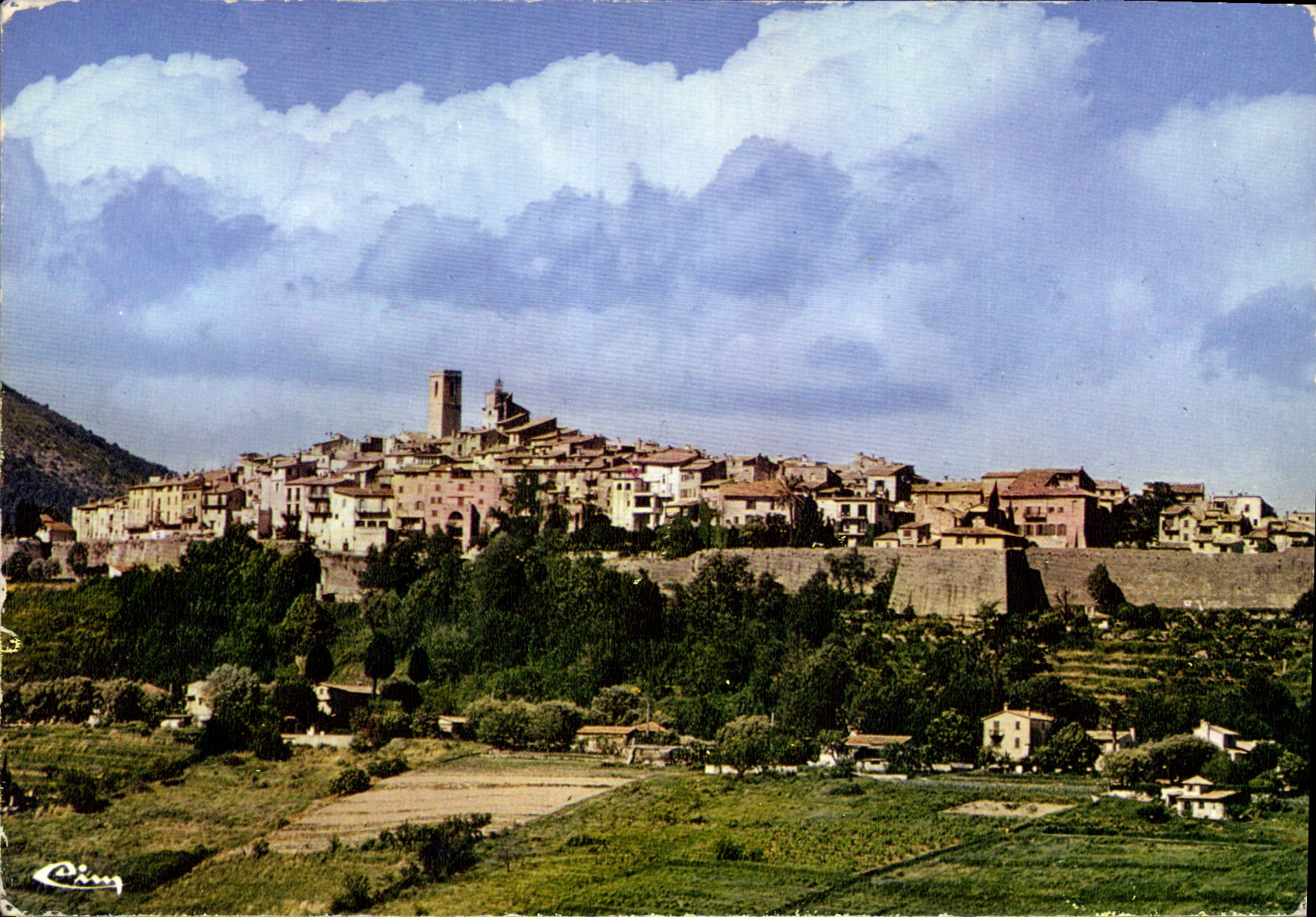 CPM St Paul de Vence Alp Mar vue generale 