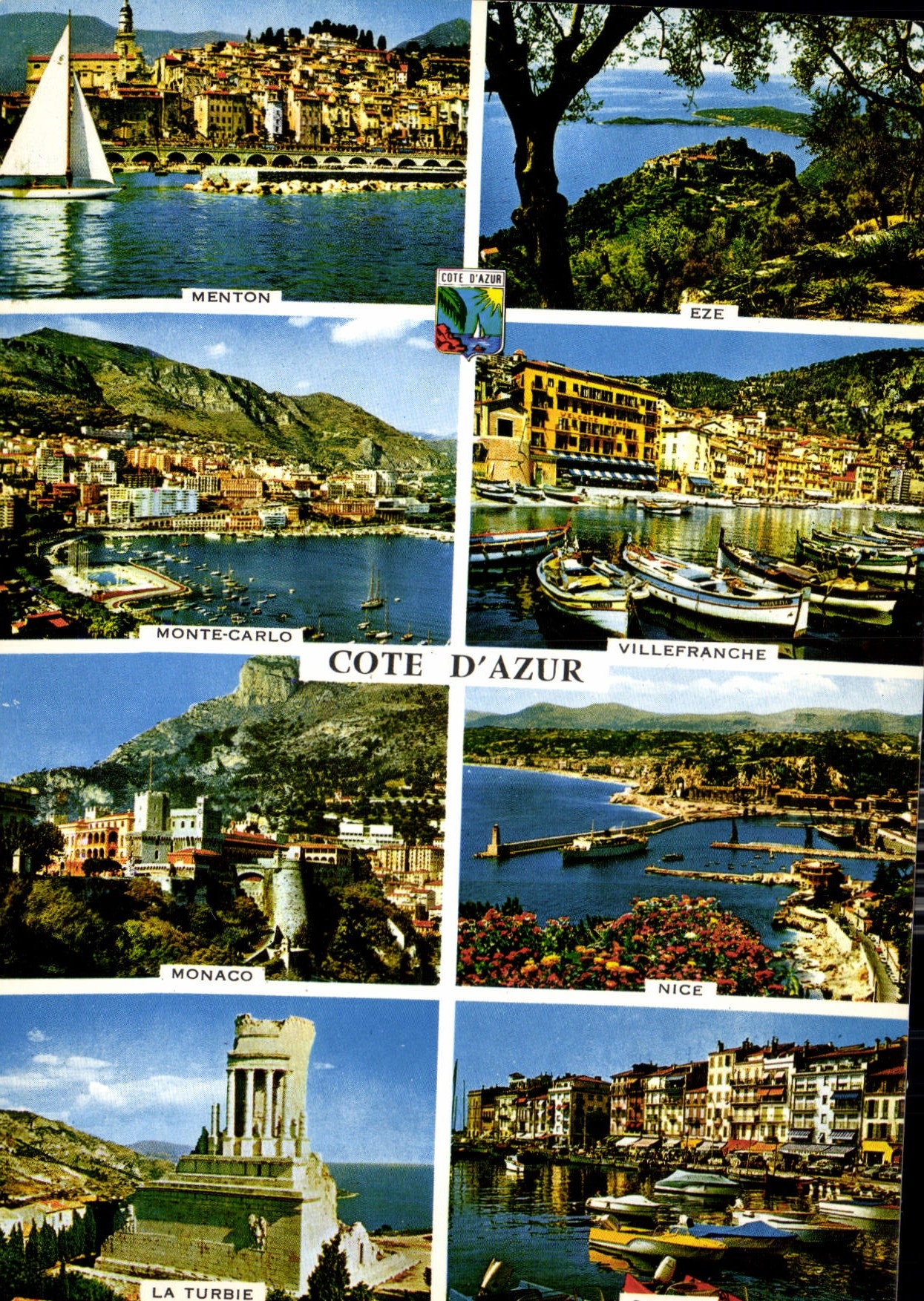 Côte d'Azur — Lieux touristiques — Éditions GILLETIA, n° 090