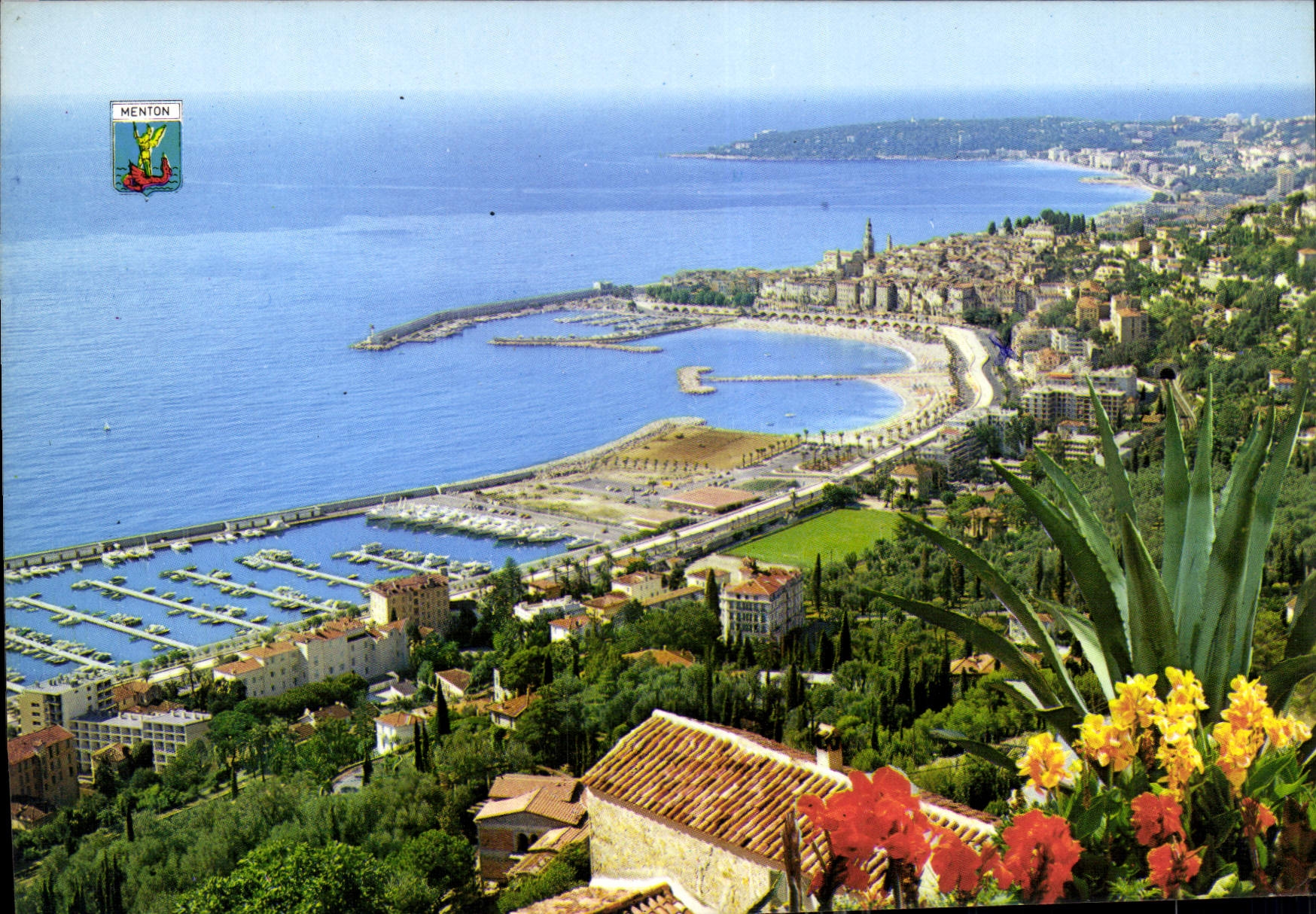 Menton — Vue générale — Le Nouveau Port — Éditions ELLIESTA